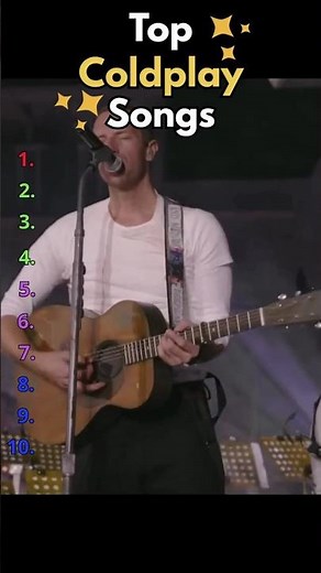 Top 10 Coldplay Songs #coldplay #2000smusic #2000s #rock #poprock #pop #chrismartin #music #topmusic