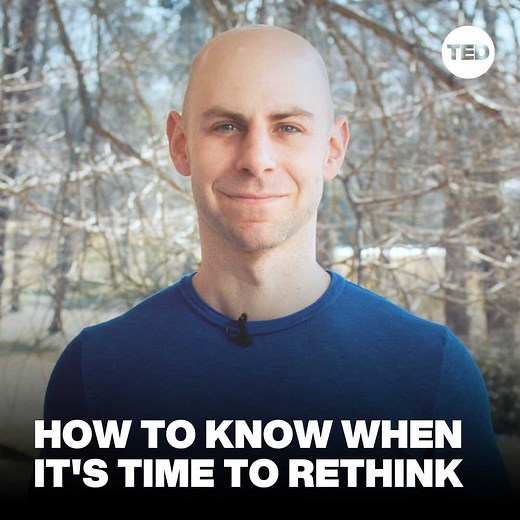 "A hallmark of wisdom is knowing when to grit and when to quit." Watch Adam Grant's full TED Talk on the power of rethinking here: http://t.ted.com/s5nv2rN | TED