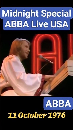 Abba Live USA - NBC Midnight Special 1976 - Mamma Mia #abba #abbalive #mammamia #1976