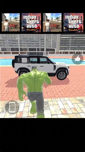 Defender Car Blast Challenge 💥 Indian Bike Driving 3D Vs Indian Theft Auto 🤑🔥 #shorts #gta #ibd3d