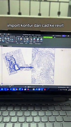 Tutorial Import Kontur dari CAD ke Revit