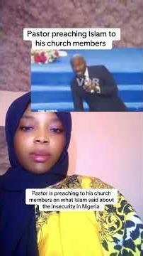 A pastor preaching about Islam.