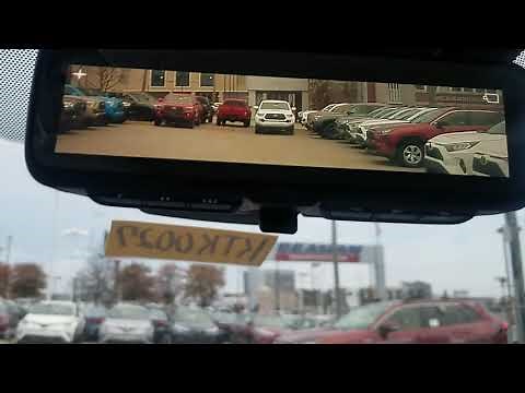 Toyota new digital rear view mirror description and use