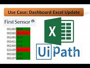 Use Case: Validate Excel and Update - First Senson in UiPath