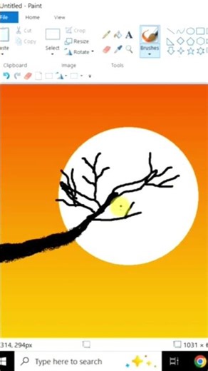 Paint in Computer (How to Drawing paint) #videoviral #foryou