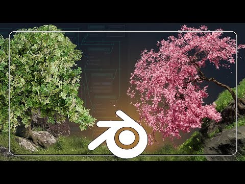 3D Trees with Blender Geometry Nodes
