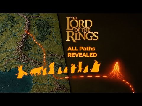 Every Journey in Lord of the Rings—Mapped in Miniature 👀
