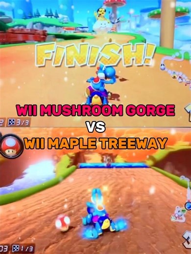 Wii Mushroom Gorge vs Wii Maple Treeway (Round 3)