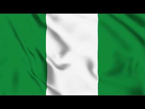 Flag of Nigeria Waving [FREE TO USE] #nigeria Flag and Anthem