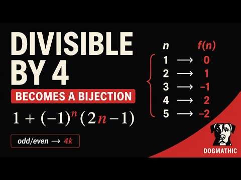 Why Is This Weird Expression Always Divisible by 4? | #discretemath | #numerology | #dogmathic