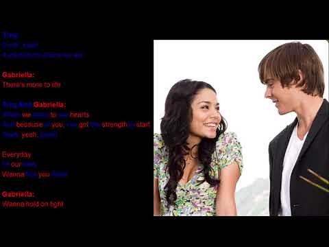Everyday High School Musical Lyrics