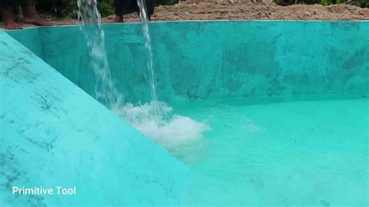 Months of digging nearly lost when the pool walls cracked