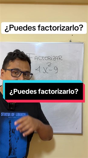Muchos ven este ejercicio y piensan que es complicado, pero en realidad existe un truco muy conocido en álgebra que permite factorizarlo rápidamente. Observa bien la expresión y trata de identificar el patrón antes de responder. ¿Sabes cuál es la factorización correcta? Comenta tu resultado. #matematica #algebra #factorizacion #profesores #secundaria