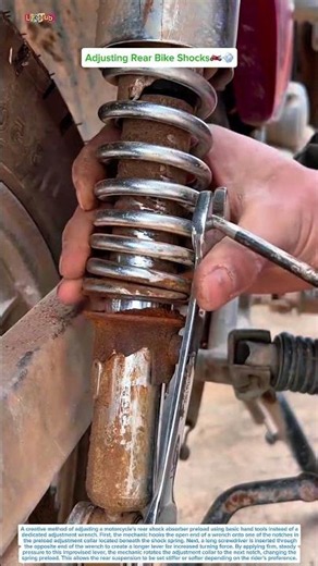 No Special Tool? This DIY Shock Adjustment Trick Works!✨️🛠👇