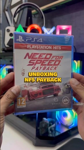 NFS PAYBACK UNBOXING PS4 #nfs #needforspeed #shorts #nfspayback #asmr #ps5pro #ps4