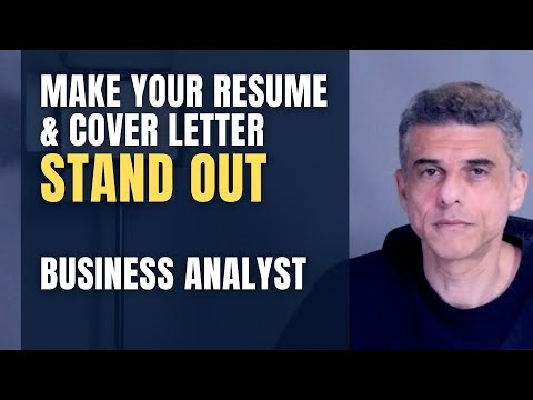 Resume For Business Analyst. How To STAND OUT.
