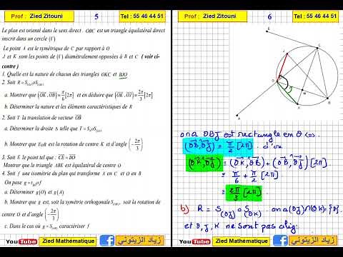 03- Isométrie Correction Exercice Bac Math