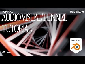 The framework for infinite tunnel loops in Blender.