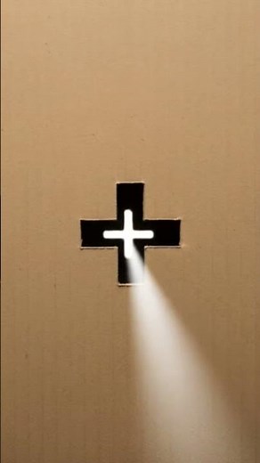 Plus shaped pinhole projection #DreamScreenAI double slit experiment