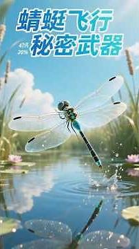 蜻蜓翅痣的秘密！小突起能防止翅膀飞行中折断吗？ #科普 #蜻蜓 #翅痣 #翅膀保护 #飞行结构