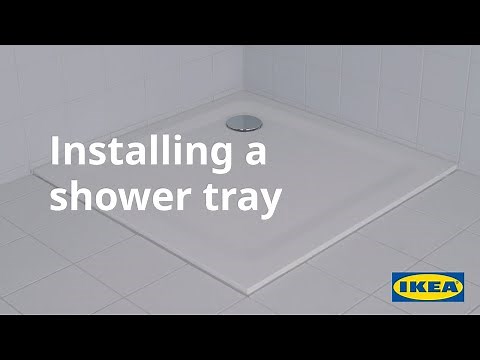 Installing a shower tray