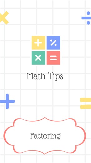 The A List on Instagram: "Factoring made EASY ✏️📐 If you can multiply, you can factor 👀 Save this for SAT/Algebra practice! #SATMath #AlgebraHelp #FactoringQuadratics #MathTok #StudyTok"