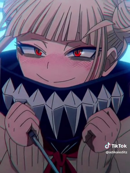 I personally think her eyes look great as red #myheroacademia #mha #myheroacadamia #himikotoga #togahimiko #toga #himiko