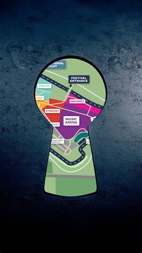 What lies beyond the keyhole? 👀 A glimpse of what’s coming... full CarFest 2026 at Silverstone map revealed at 5PM today!! #CarFestXbp | CarFest