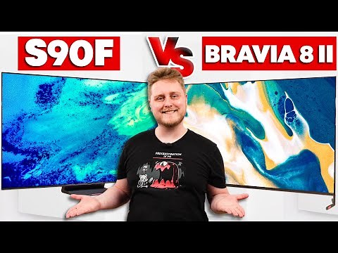 Samsung S90F vs. Sony BRAVIA 8 II: Brightness, Accuracy, or Gaming Glory?
