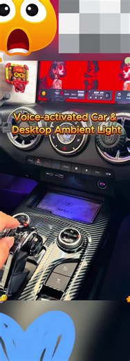 Smart Voice - Activated Lights: Perfect for Desktop and Car Decor #VoiceControlled #AmbientLights #DesktopLights #CarLights #LEDLights
