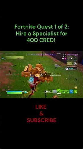 Fortnite: Battle Royale Game Quest for CRED!