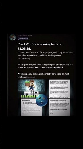 Pixel Worlds ComBack! ‪@F4RKANPW‬