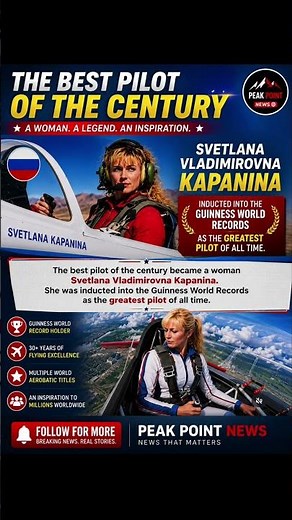 Meet Svetlana Kapanina: The World's Greatest Female Aerobatic Pilot