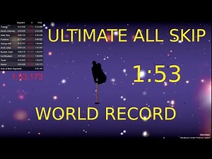 Getting Over It 1:53.173 Ultimate All Skip (WORLD RECORD)