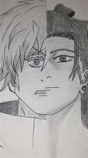 How to draw Gojo x Geto drawing by using easy steps #shingo #kanehide #tadashi #shinko #shugo shigo