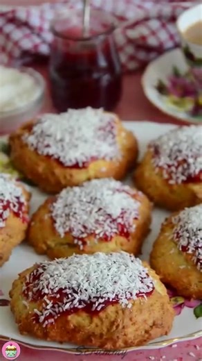 Coconut buns a simple, easy and delicious recipe. Have great memories of my mum making these when I was small. They were one of her regular bakes. Hope you like them x #coconutbuns #irishbaking #oldirishrecipes Coconut Buns TIMINGS: • Prep Time: 15 mins. • Cook Time: 20 mins • Total Time: 35 mins. SERVINGS: Makes 8. INGREDIENTS: • 1 ¼ cup (225g/8 oz) Plain/All Purpose Flour • Pinch of Salt • 1 tsp Baking Powder • ¼ cup (75g/2 ½ oz) Butter, frozen and grated. • ¼ cup (75g/2 ½ oz) Sugar • ½ cup (5