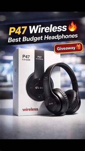 P47 Wireless 🔥Best Budget Headphones Giveaway 🎁