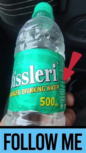 Always check the MFG and EXP date on Bissleri company bottles avoid any fraud #BisleriIndia #water