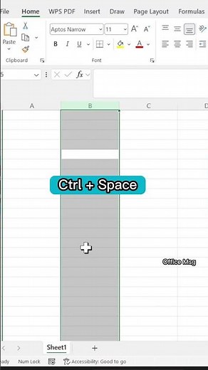 How to Select Rows and Columns in Excel (Fast & Easy) #officehacks #excelhacks #excel #exceltips