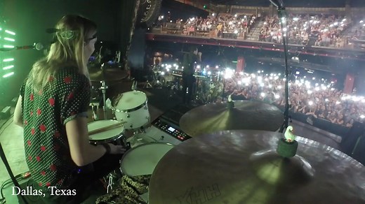 Owl City - Cinematic Tour《Fireflies》 (鼓手Goose拍摄)