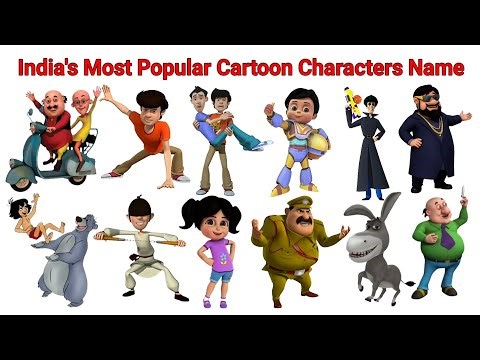 India's Most Popular Cartoon | Motu Patlu, Gattu Battu & Vir Characters Name English to Hindi Facts