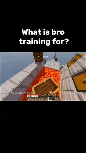 What Do You Think Is He Training For? 🎥@RankDemer #minecraft