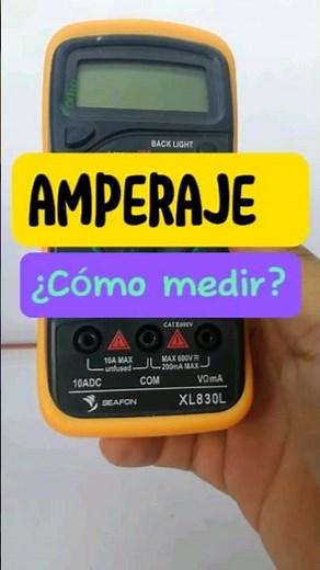 ¿Cómo medir el amperaje? LED
