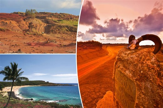 Secluded island oasis looks like the rugged surface of Mars — and it’s become a top celeb getaway