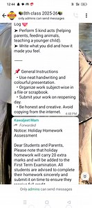 Holiday Homework: Perform and Reflect on 5 Kind ActsTask:Per... | Filo