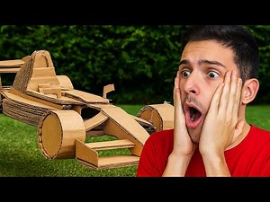 Building a Formula 1 Race Car Out of Cardboard 🏎️ (DIY F1 Project)