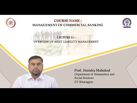 Lecture 21: Overview of Asset Liability Management