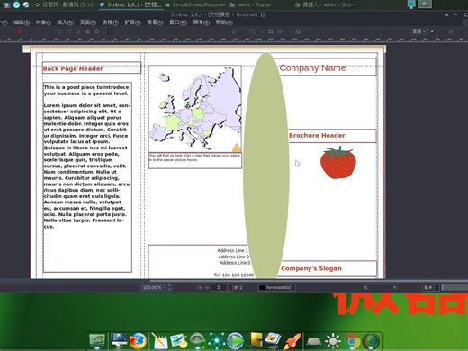 自制杂志的制作过程软件Scribus