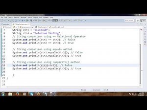 Selenium Tutorial 6