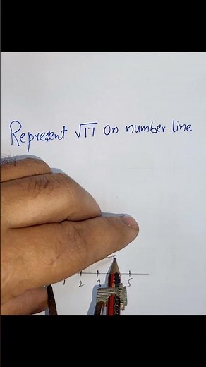 Represent √17 on number line | Root 17 on number line | Class 9 #shorts #root17